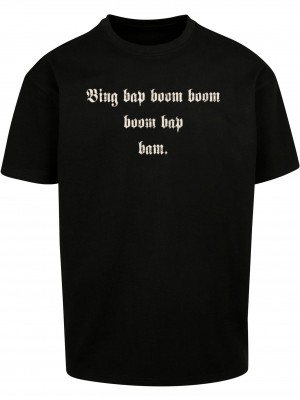 Тениска Bing Bab Boom Heavy Oversize Tee black XXL Тениска Bing Bab Boom Heavy Oversize Tee black XXL
