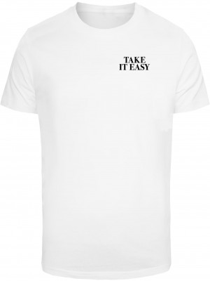 Тениска Take It Easy Palm Paradise Tee white XXL Тениска Take It Easy Palm Paradise Tee white XXL