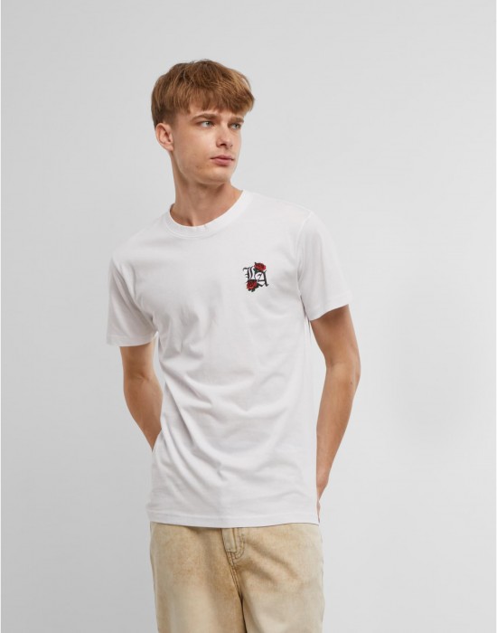 Тениска LA Roses EMB Tee white XXL Тениска LA Roses EMB Tee white XXL