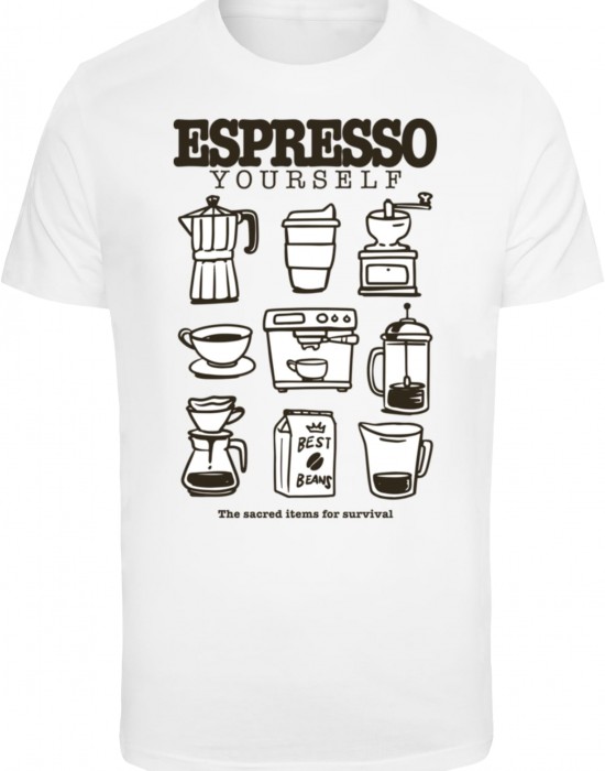 Тениска Espresso Yourself Coffee Tee white XXL Тениска Espresso Yourself Coffee Tee white XXL