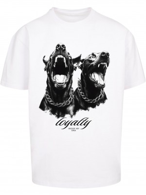 Тениска Loyalty Dogs Heavy Oversize Tee white XXL Тениска Loyalty Dogs Heavy Oversize Tee white XXL