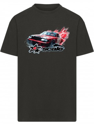 Тениска Motorscale Heavy Oversize Tee black XXL Тениска Motorscale Heavy Oversize Tee black XXL