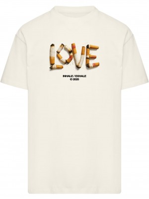 Тениска Inhale Heavy Oversize Tee sand XXL Тениска Inhale Heavy Oversize Tee sand XXL