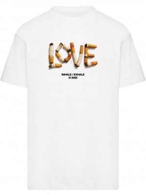 Тениска Inhale Heavy Oversize Tee white XXL Тениска Inhale Heavy Oversize Tee white XXL