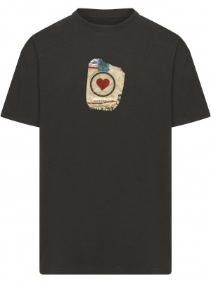 Тениска Never Quit Heavy Oversize Tee black XXL Тениска Never Quit Heavy Oversize Tee black XXL