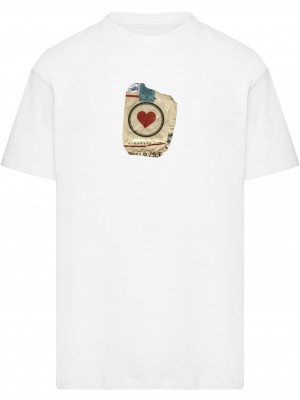 Тениска Never Quit Heavy Oversize Tee white XXL Тениска Never Quit Heavy Oversize Tee white XXL