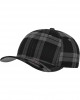 Шапка с козирка в черно и сиво Flexfit Tartan Plaid, Urban Classics, Шапки с козирка - Complex.bg