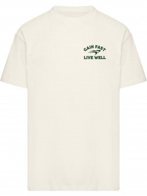 Тениска Heavy Burger Heavy Oversize Tee sand XXL Тениска Heavy Burger Heavy Oversize Tee sand XXL