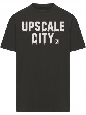 Тениска UpCity Heavy Oversize Tee black XXL Тениска UpCity Heavy Oversize Tee black XXL