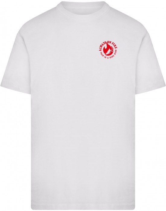 Тениска Always On Fire Tee white XXL Тениска Always On Fire Tee white XXL