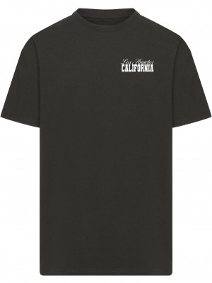 Тениска California Hibiskus Heavy Oversize Tee black XXL Тениска California Hibiskus Heavy Oversize Tee black XXL