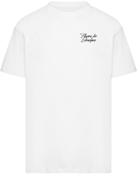 Тениска Flowers For Strangers Heavy Oversize Tee white XXL Тениска Flowers For Strangers Heavy Oversize Tee white XXL