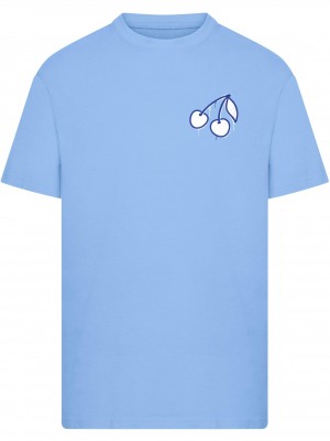 Тениска Japan Cherries Tee horizon blue XXL Тениска Japan Cherries Tee horizon blue XXL