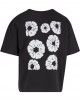Тениска Bold Flowers Cropped Oversize Tee black XXL Тениска Bold Flowers Cropped Oversize Tee black XXL