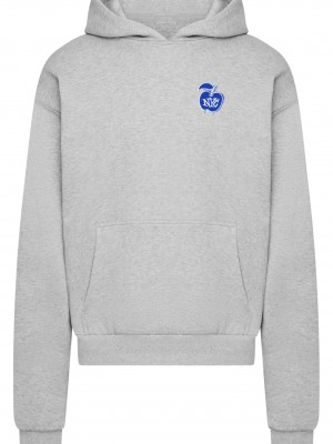 Суичър Big Apple NYC Ultra Heavy Cotton Box Hoody grey XXL Суичър Big Apple NYC Ultra Heavy Cotton Box Hoody grey XXL