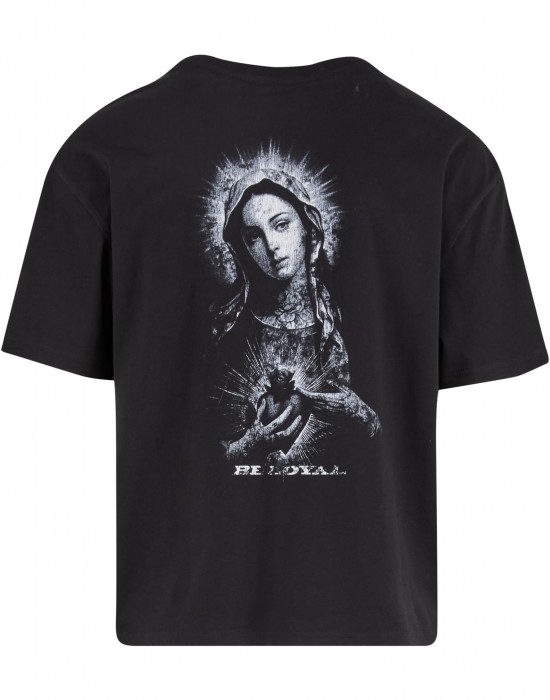 Тениска Distressed Mary Cropped Oversize Tee black XXL Тениска Distressed Mary Cropped Oversize Tee black XXL