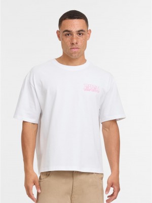Тениска What Ever Car Cropped Oversize Tee white XXL Тениска What Ever Car Cropped Oversize Tee white XXL