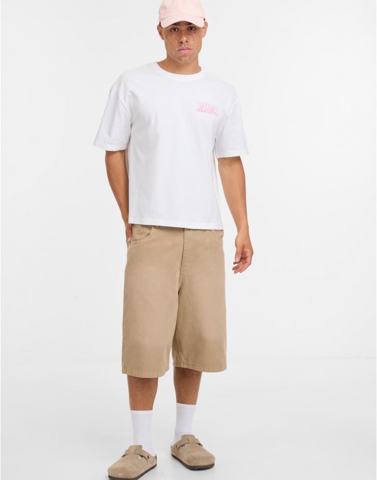 Тениска What Ever Car Cropped Oversize Tee white XXL Тениска What Ever Car Cropped Oversize Tee white XXL