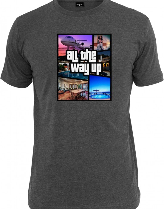 Тениска All The Way Up Mashup Tee charcoal XXL Тениска All The Way Up Mashup Tee charcoal XXL