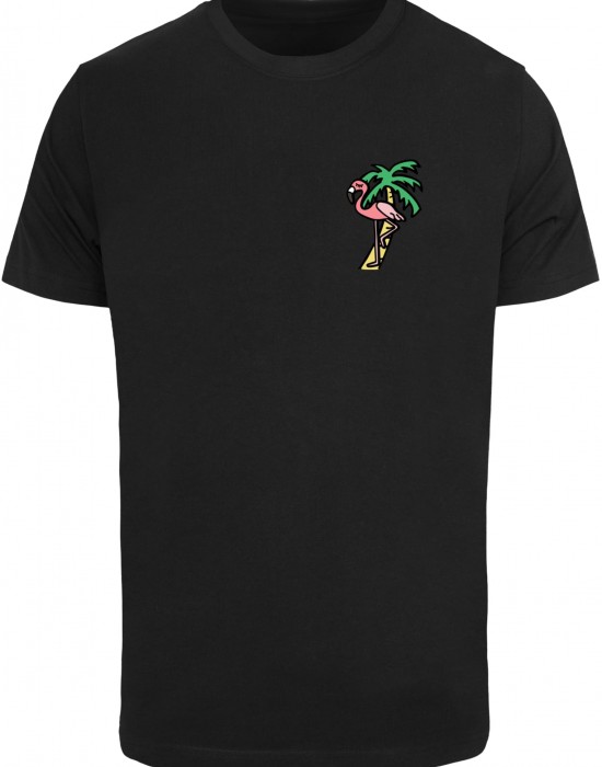 Тениска Flamingo T-Shirt Round Neck black XXL