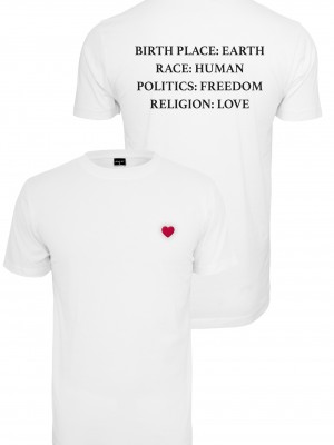 Тениска Ladies Heart Tee white XXL