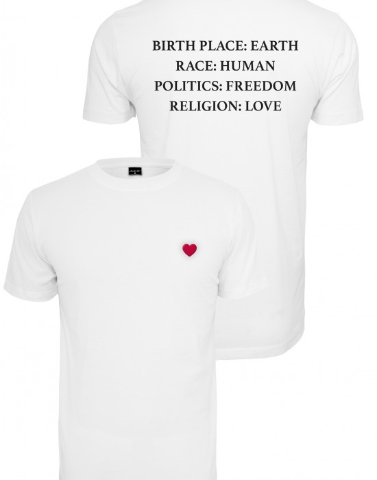 Тениска Ladies Heart Tee white XXL