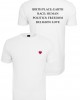 Тениска Ladies Heart Tee white XXL