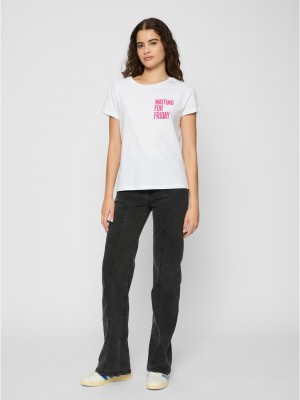 Тениска Waiting for Friday Tee white XXL Тениска Waiting for Friday Tee white XXL