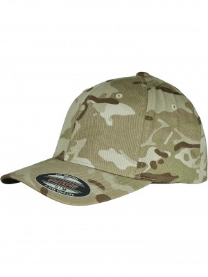 Шапка с козирка в камуфлажен цвят Flexfit Multicam Шапка с козирка в камуфлажен цвят Flexfit Multicam