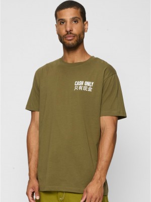 Тениска Cash Only Tee olive XXL Тениска Cash Only Tee olive XXL