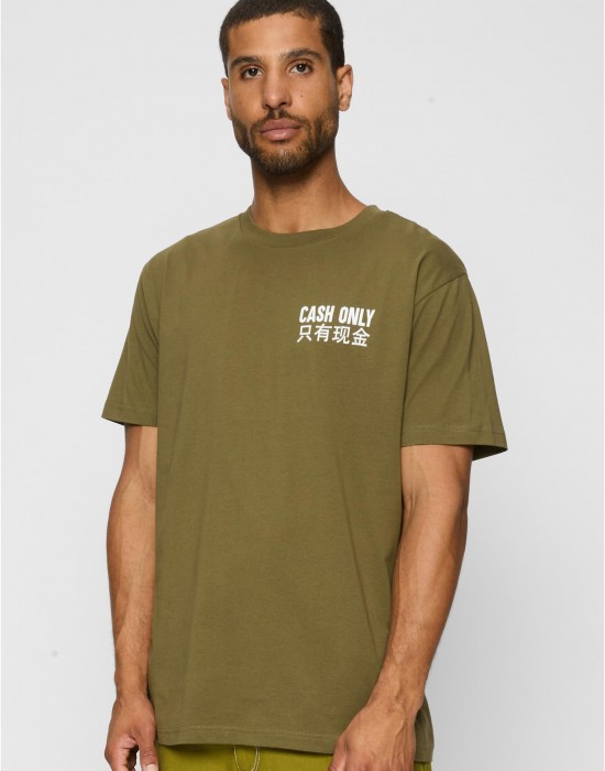 Тениска Cash Only Tee olive XXL Тениска Cash Only Tee olive XXL