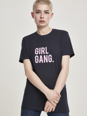 Тениска Ladies Girl Gang Tee navy XL