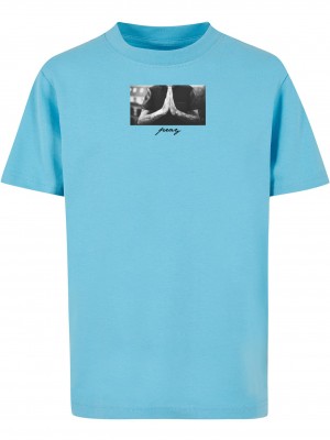 Детска Тениска Kids Pray Tee balticblue 158/164