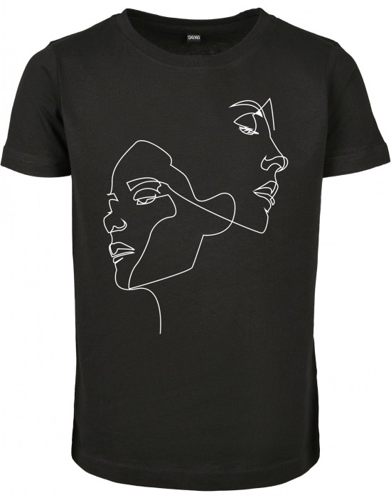 Детска Тениска Kids One Line Short Sleeve Tee black 158/164