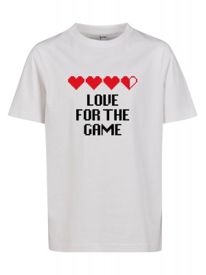 Детска Тениска Kids Love for The Game Tee white 158/164