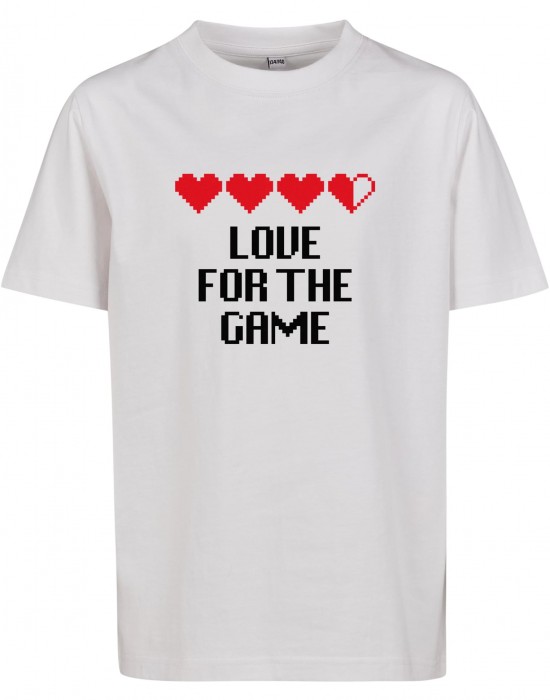 Детска Тениска Kids Love for The Game Tee white 158/164