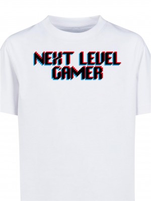 Детска Тениска Kids Next Level Gamer Tee white 158/164