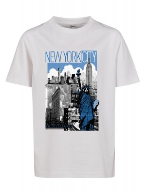 Детска Тениска Kids New York City Tee white 158/164