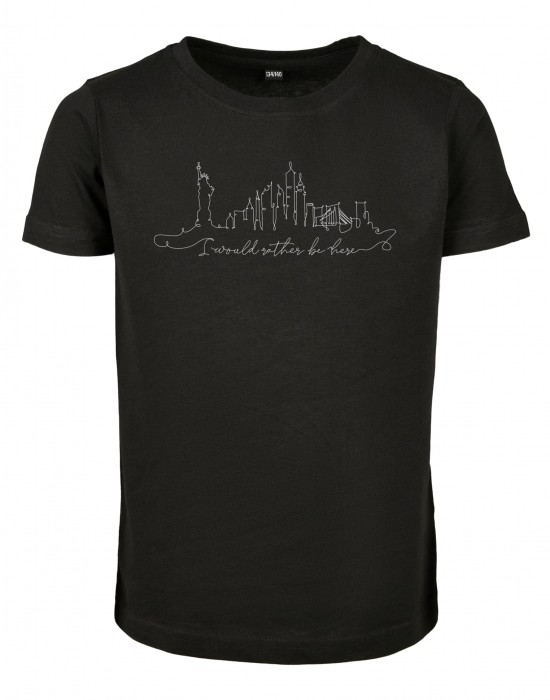Детска Тениска Kids Want To Be Here Tee black 158/164