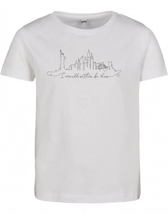 Детска Тениска Kids Want To Be Here Tee white 158/164