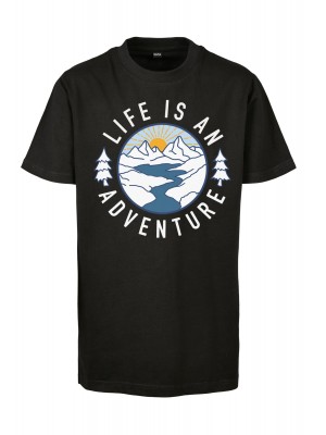 Детска Тениска Kids Life Is An Adventure Tee black 158/164