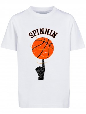 Детска Тениска Kids Spinnin Tee white 158/164
