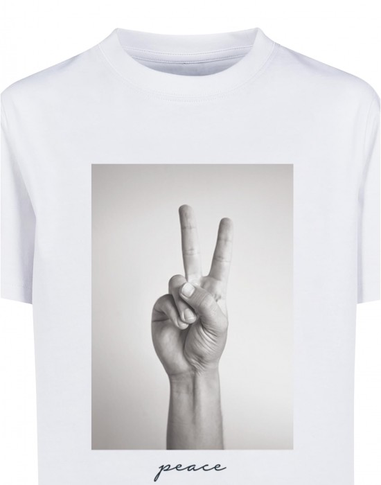 Детска Тениска Kids Peace Sign Tee white 158/164