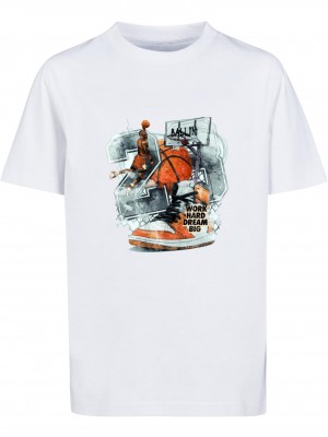 Детска Тениска Kids Vintage Ballin Tee white 158/164