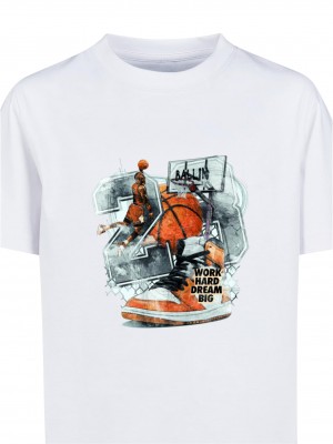 Детска Тениска Kids Vintage Ballin Tee white 158/164