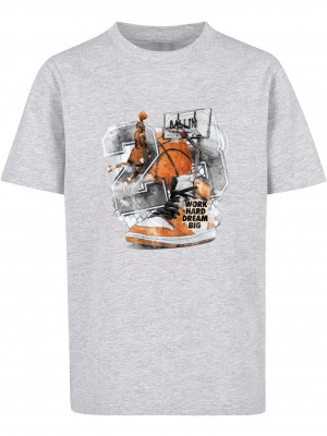 Детска Тениска Kids Vintage Ballin Tee heather grey 158/164