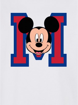 Тениска Mickey Mouse M  Face Kids Tee white 110 Тениска Mickey Mouse M  Face Kids Tee white 110
