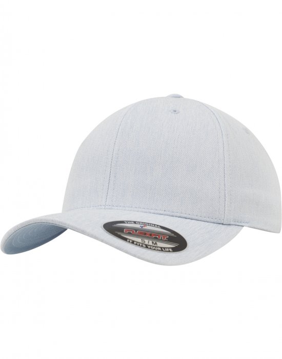 Шапка с козирка в светлосиньо Flexfit Pastel Melange Cap, Urban Classics, Шапки с козирка - Complex.bg