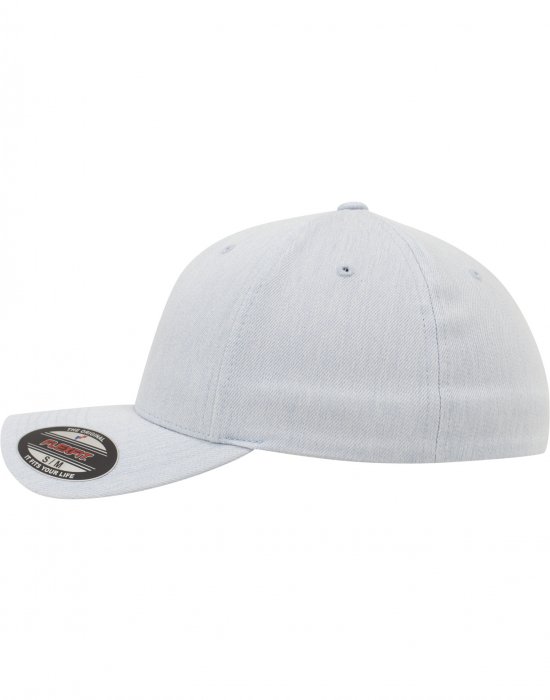 Шапка с козирка в светлосиньо Flexfit Pastel Melange Cap, Urban Classics, Шапки с козирка - Complex.bg