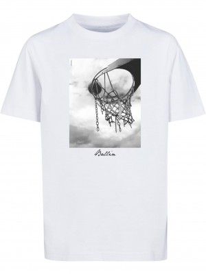 Детска Тениска Kids Ballin 2.0 Tee white 158/164
